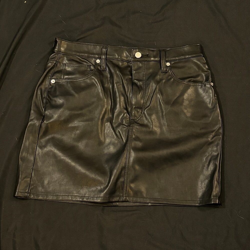 Universal Thread Leather Mini Skirt (size 10)